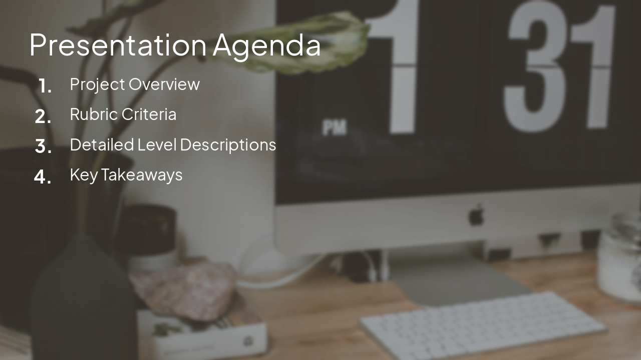 Slide 2 - Presentation Agenda