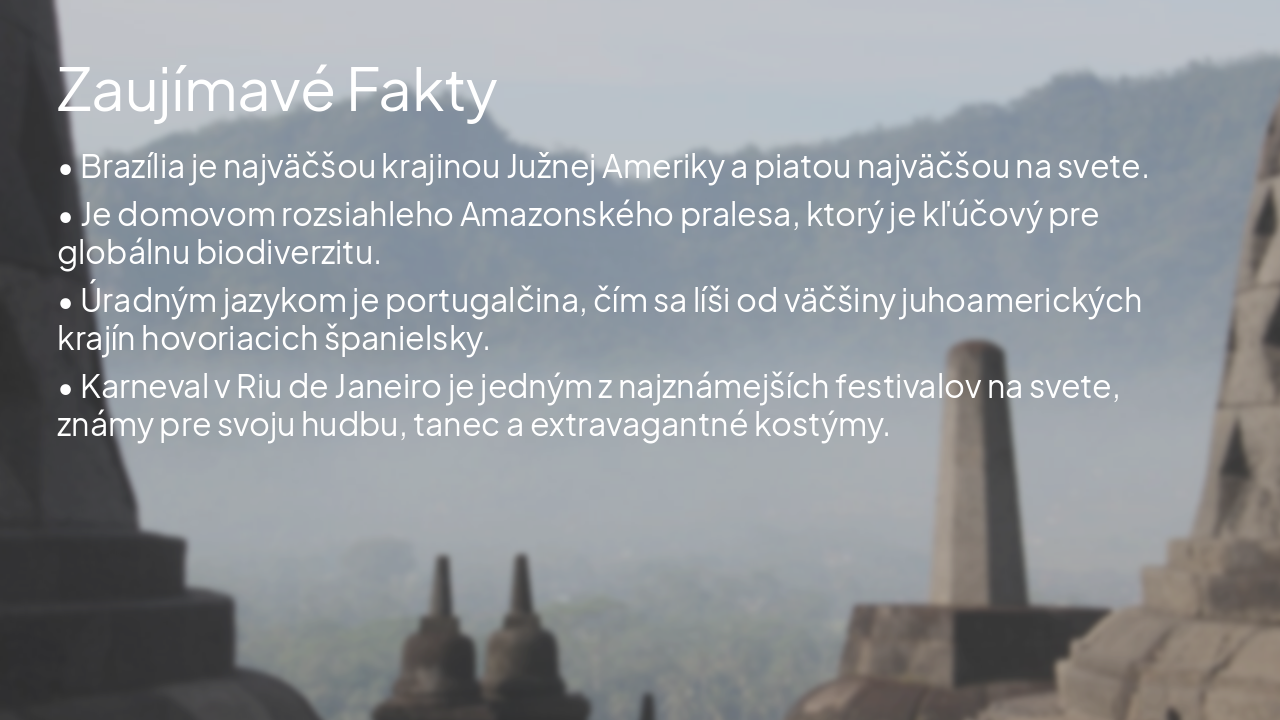Slide 2 - Zaujímavé Fakty