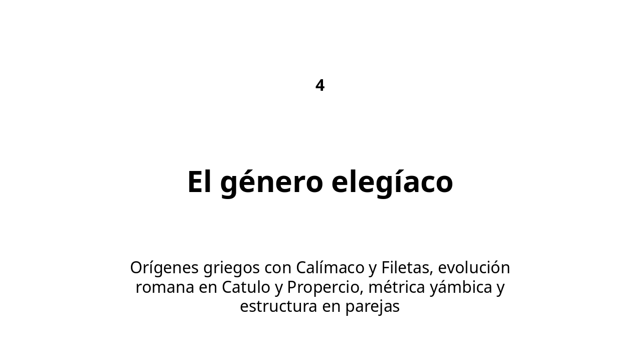 Slide 5 - El género elegíaco