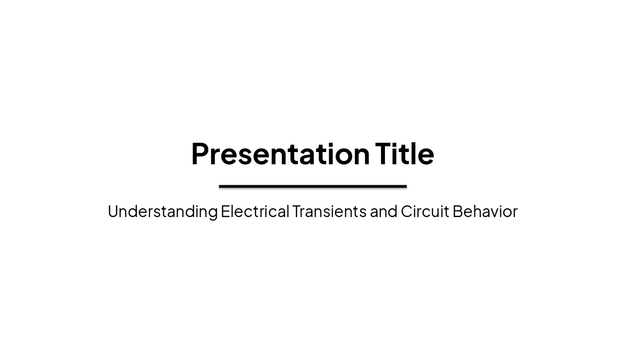 Slide 1 - Presentation Title