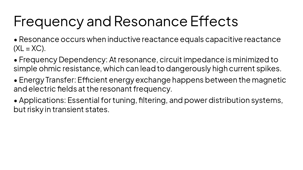 Slide 6 - Frequency and Resonance Effects