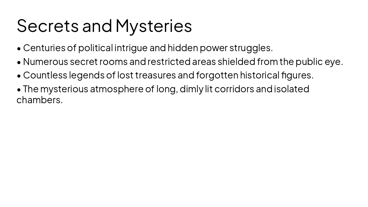 Slide 7 - Secrets and Mysteries