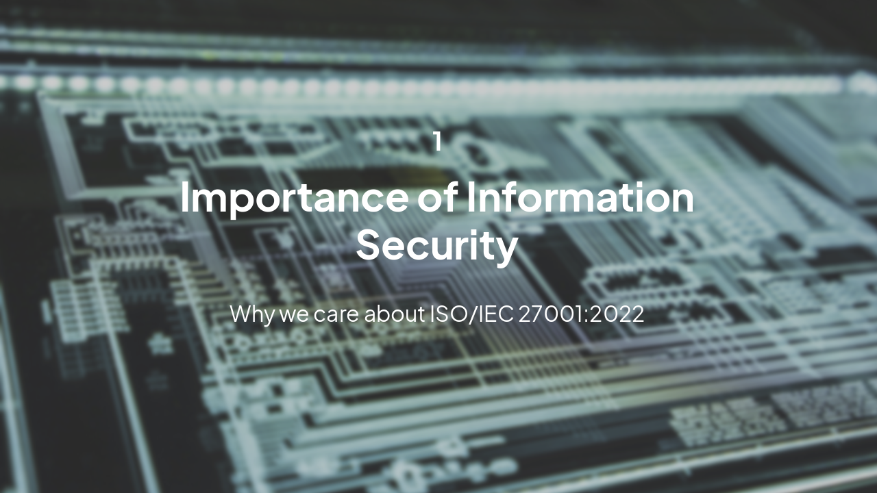 Slide 3 - Section 1 Intro
