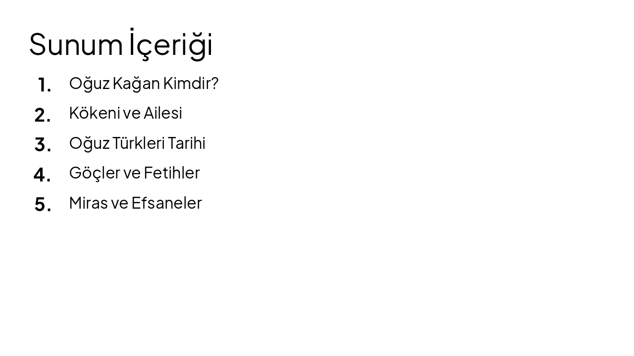 Slide 2 - Sunum İçeriği