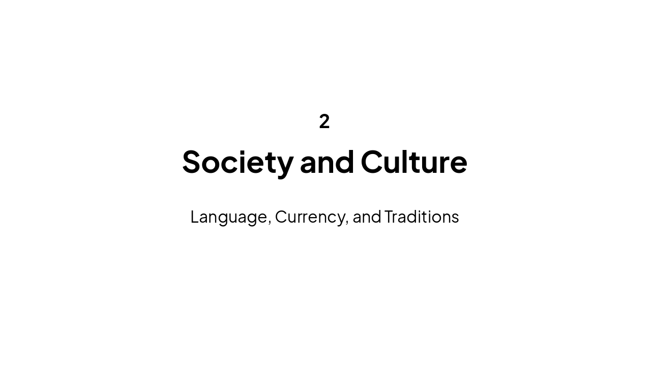 Slide 5 - Society and Culture