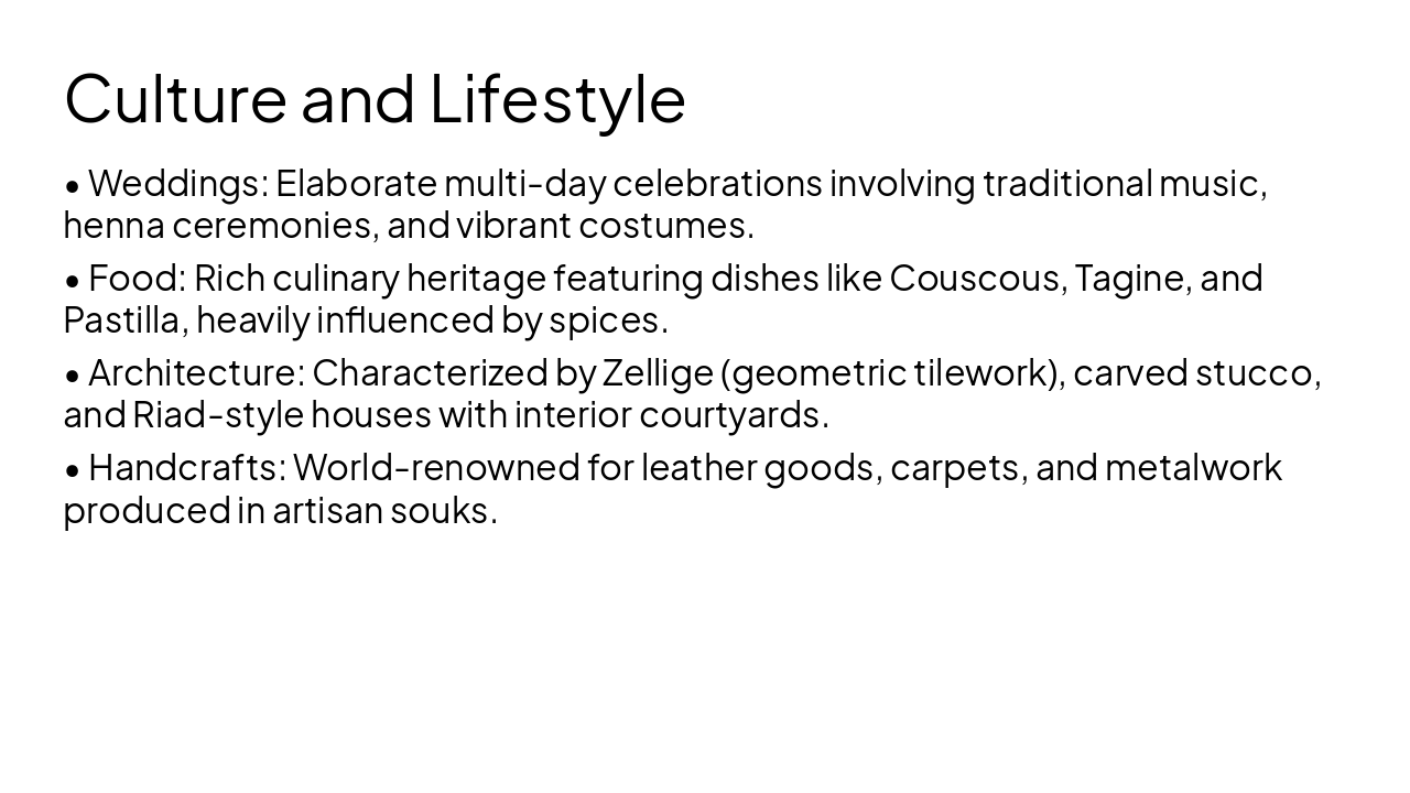 Slide 7 - Culture and Lifestyle