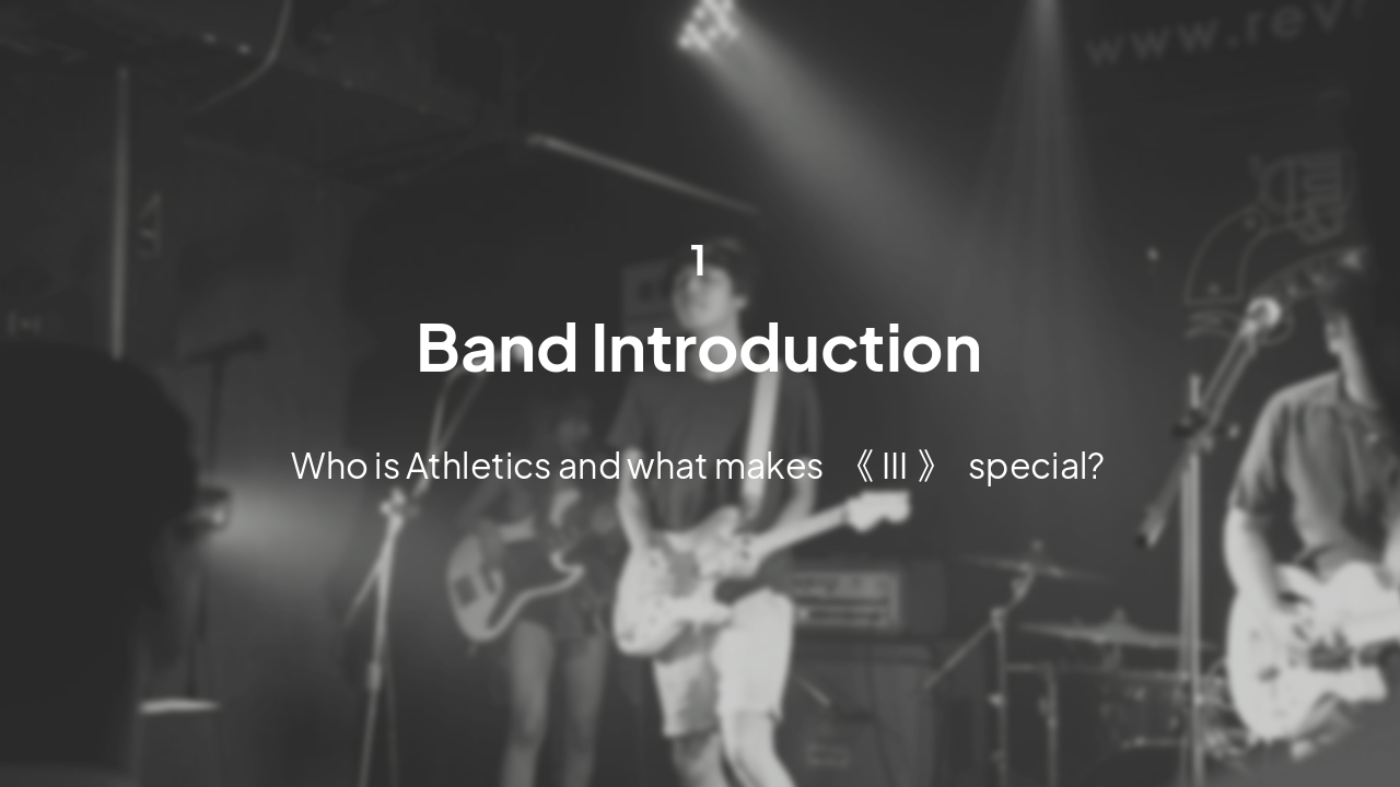 Slide 6 - Discovering Athletics and 《III》