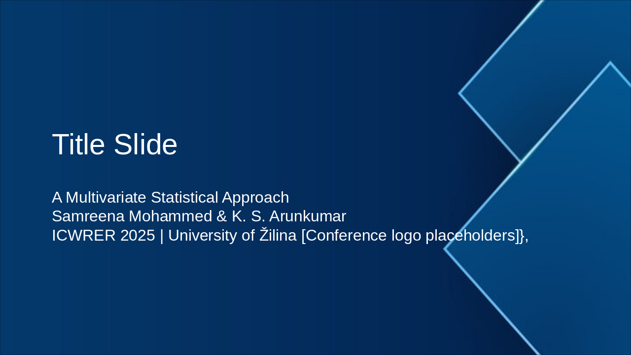 Slide 1 - Title Slide