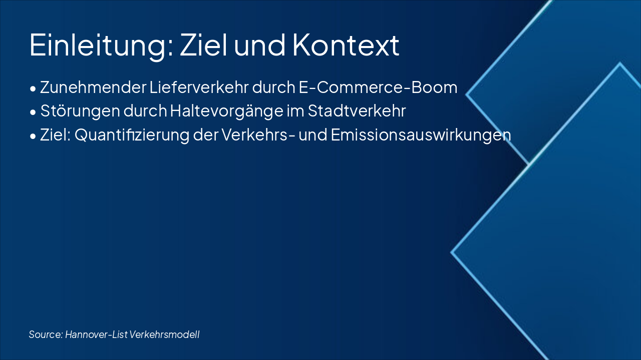 Slide 2 - Einleitung: Ziel und Kontext