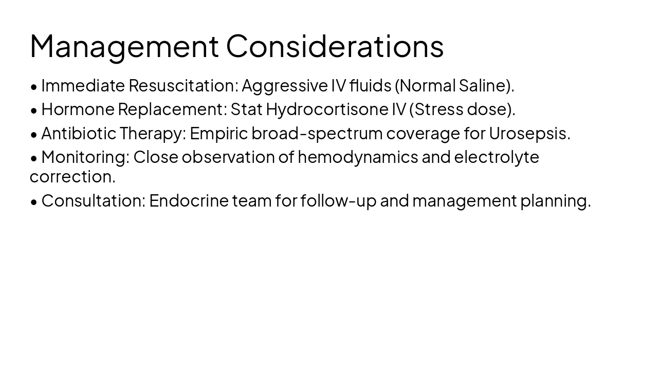 Slide 11 - Management Considerations