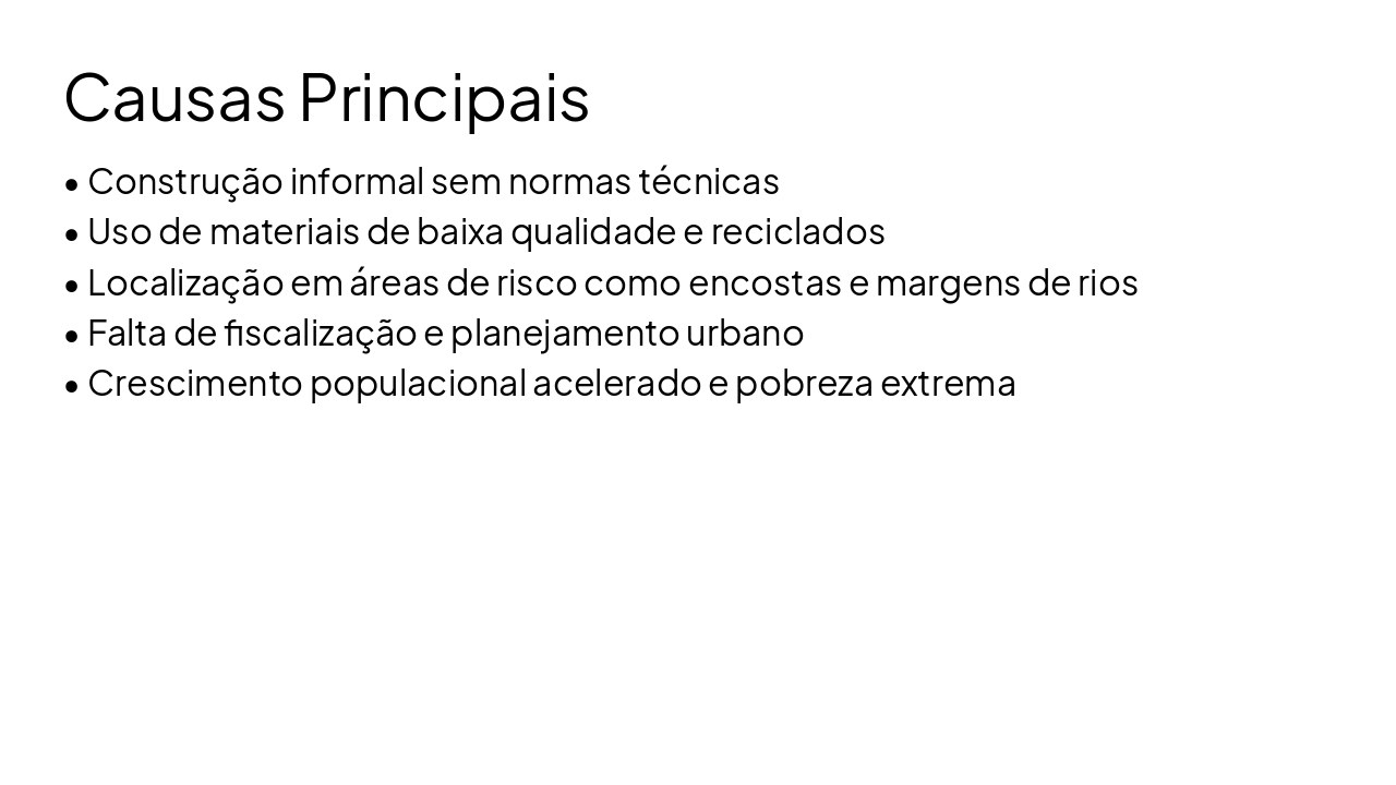 Slide 4 - Causas Principais
