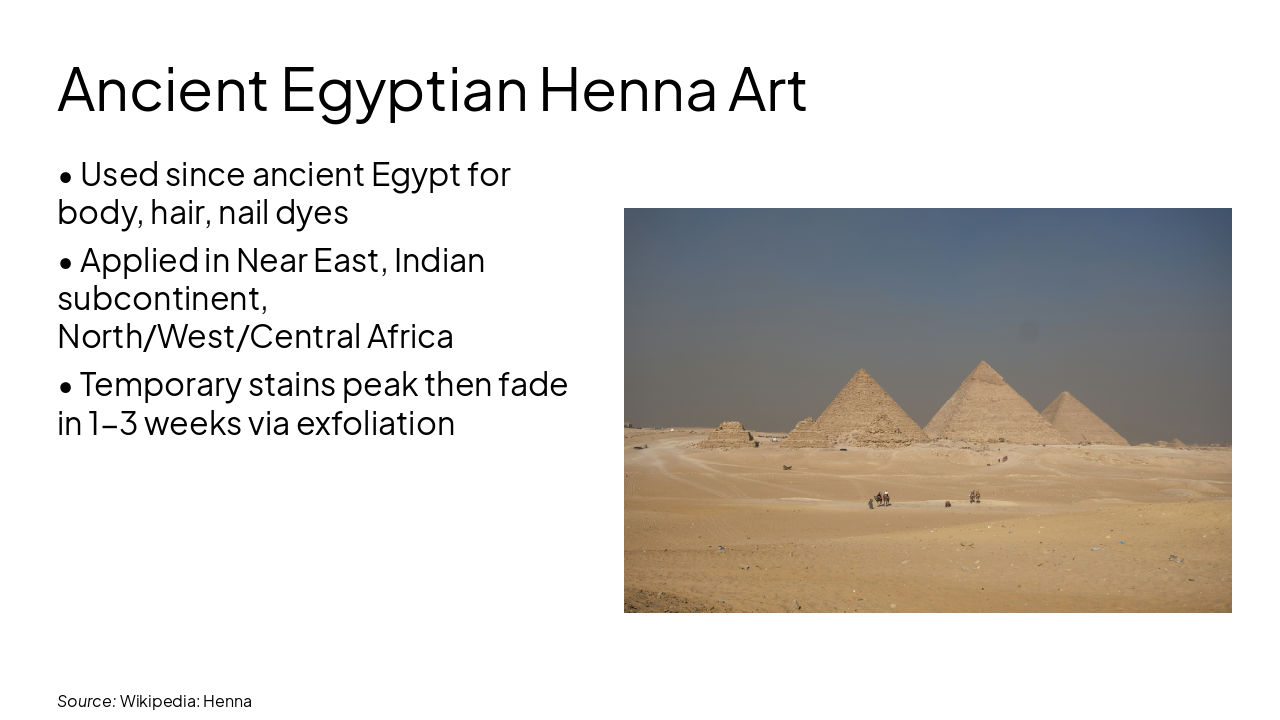 Slide 6 - Ancient Egyptian Henna Art