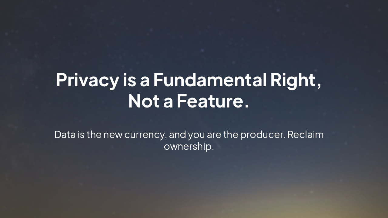 Slide 17 - Privacy is a Right