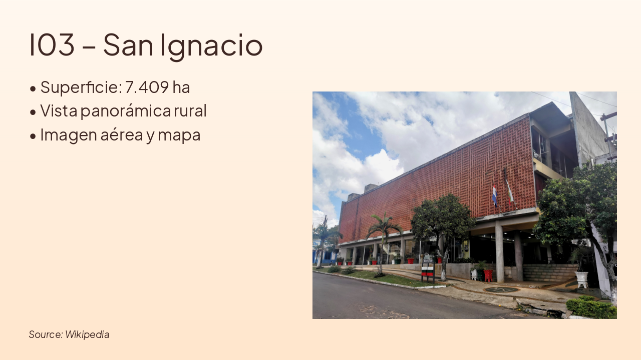 Slide 7 - I03 – San Ignacio