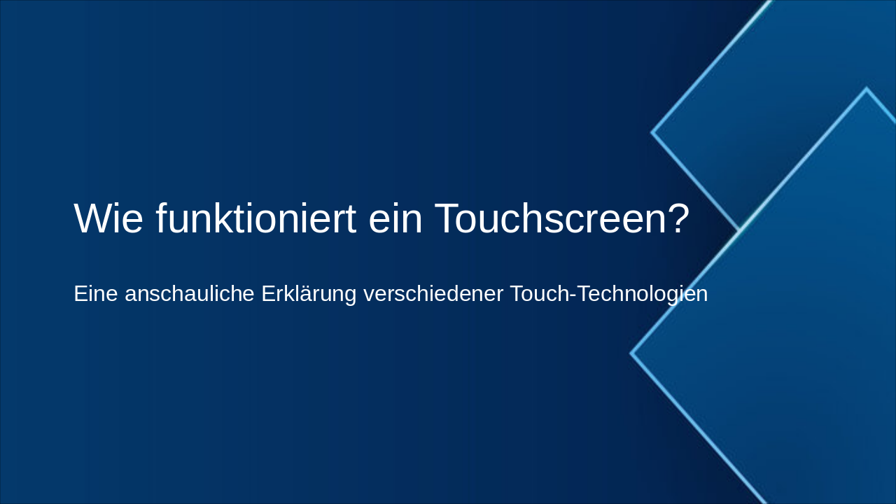 How Touchscreens Work