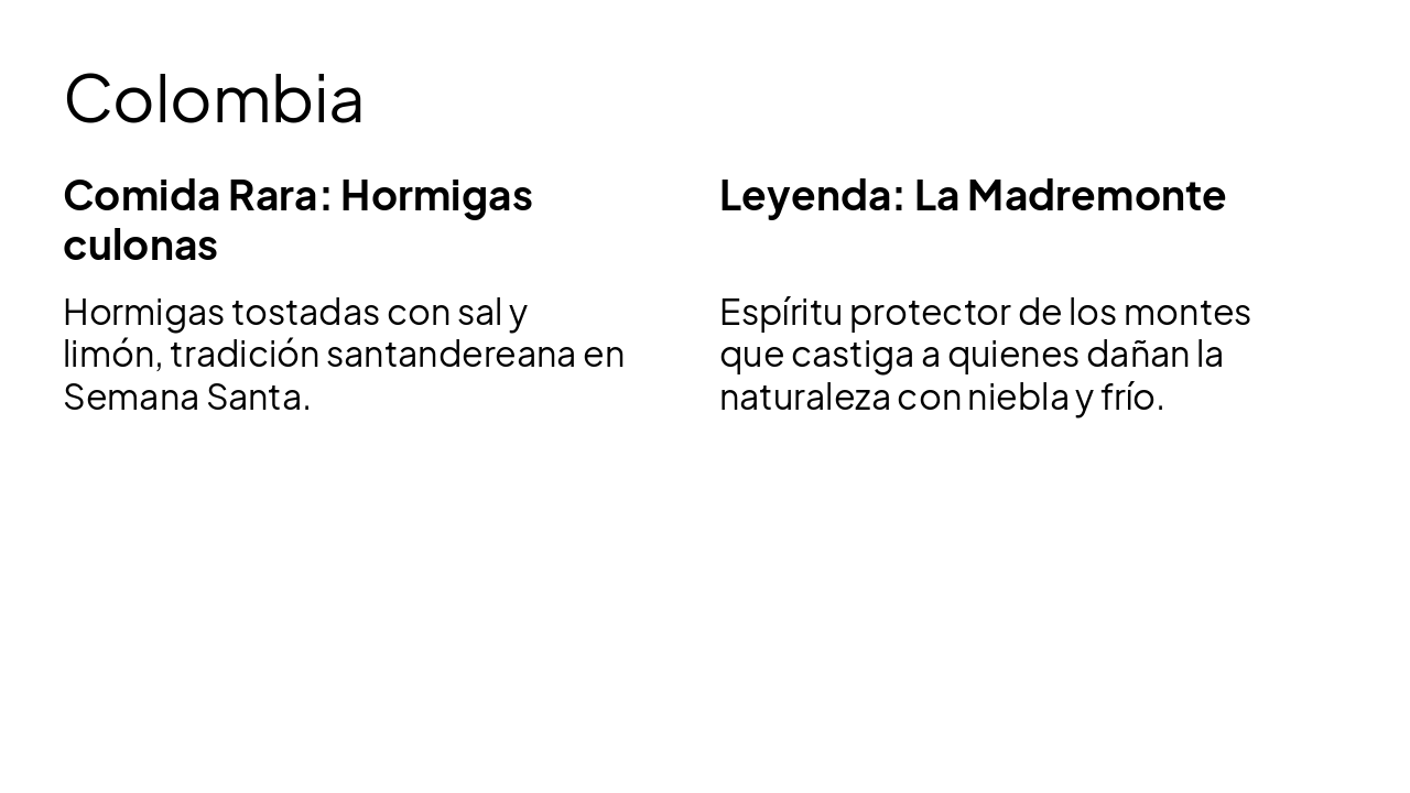 Slide 5 - Colombia