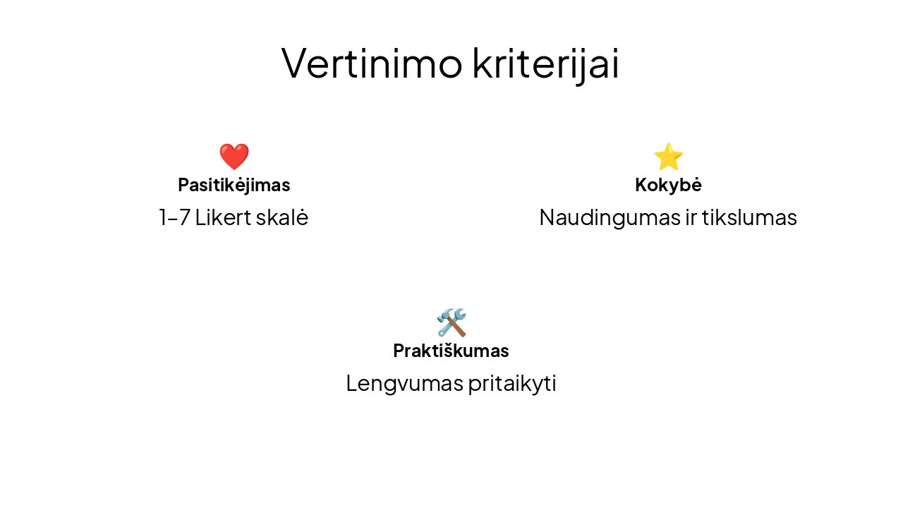 Slide 12 - Vertinimo kriterijai