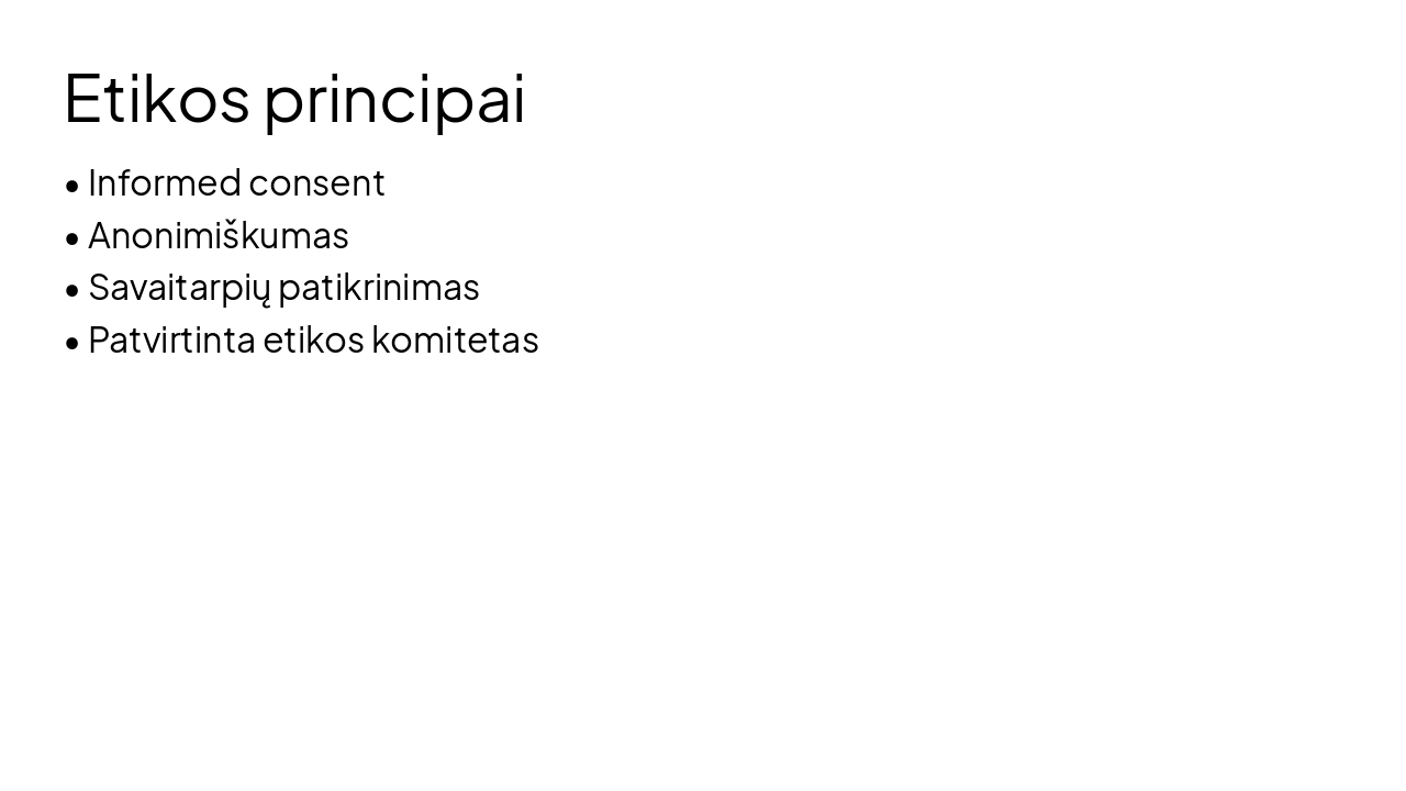 Slide 8 - Etikos principai