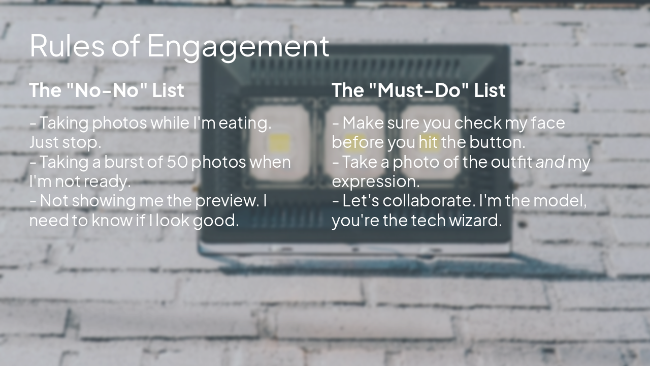 Slide 8 - Rules of Engagement
