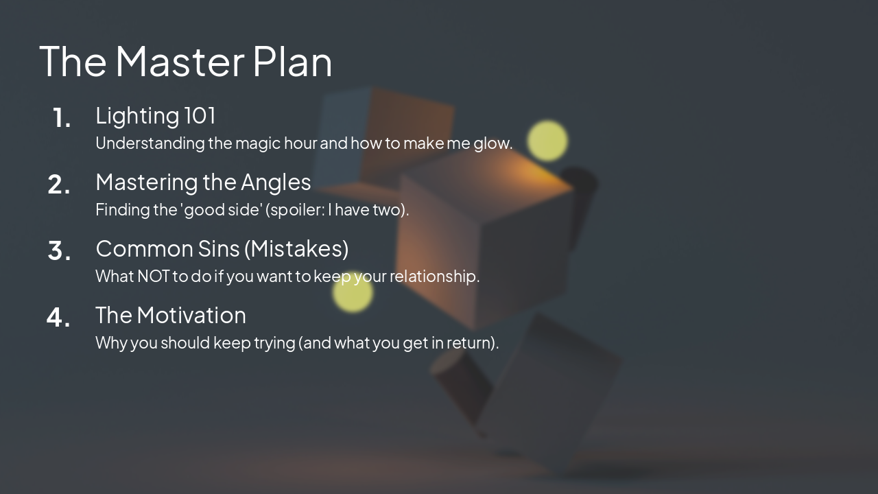 Slide 2 - The Master Plan
