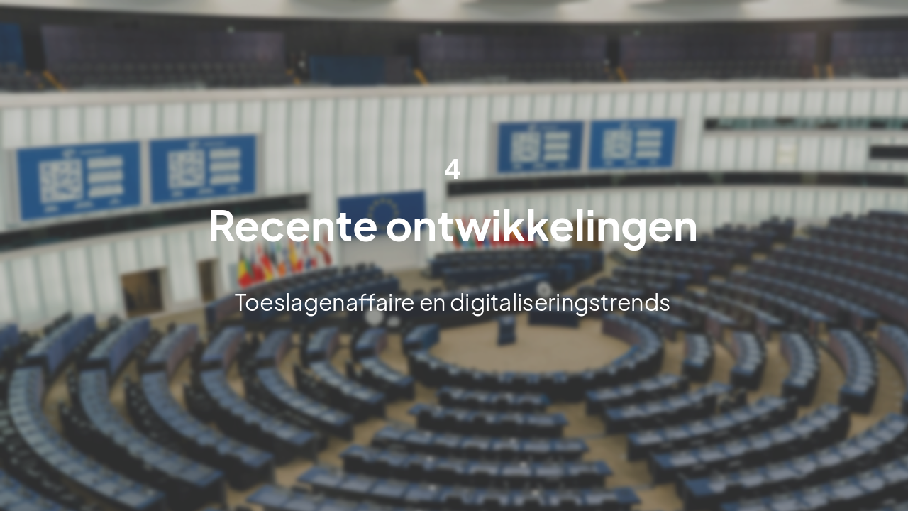 Slide 10 - Recente ontwikkelingen