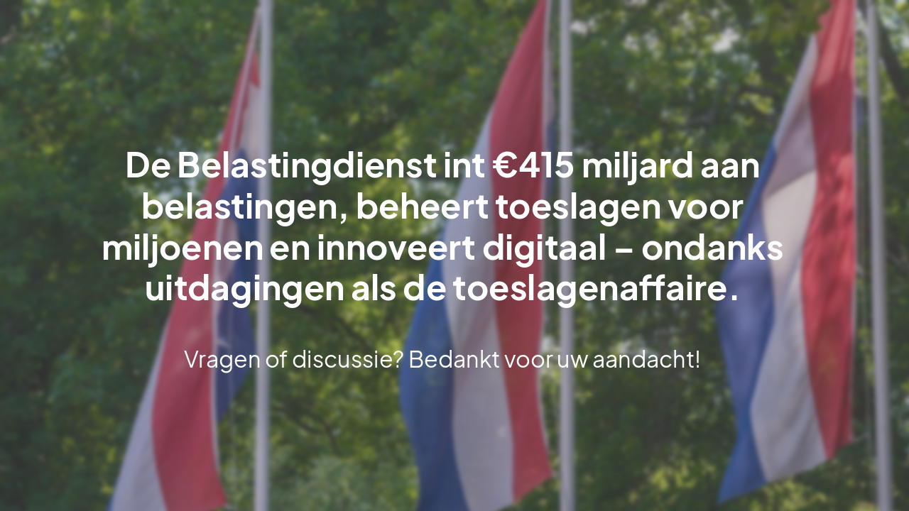 Slide 13 - Samenvatting en afsluiting