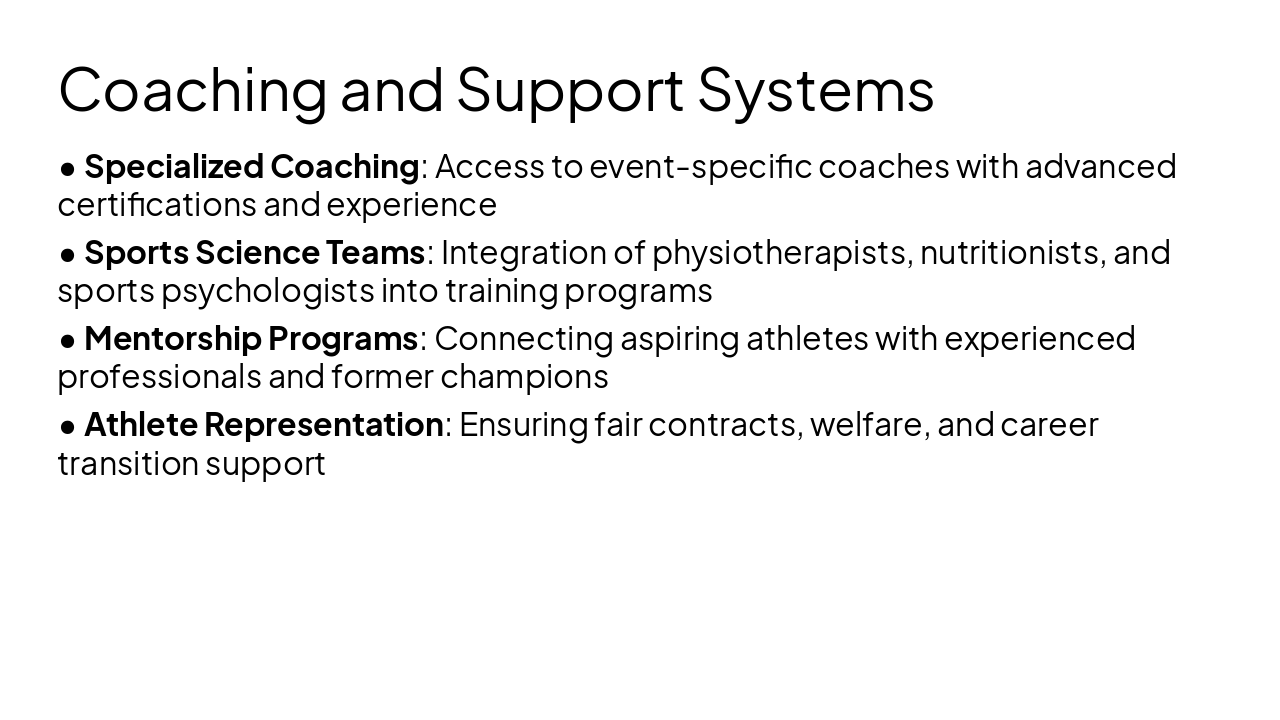 Slide 11 - Coaching and Support Systems