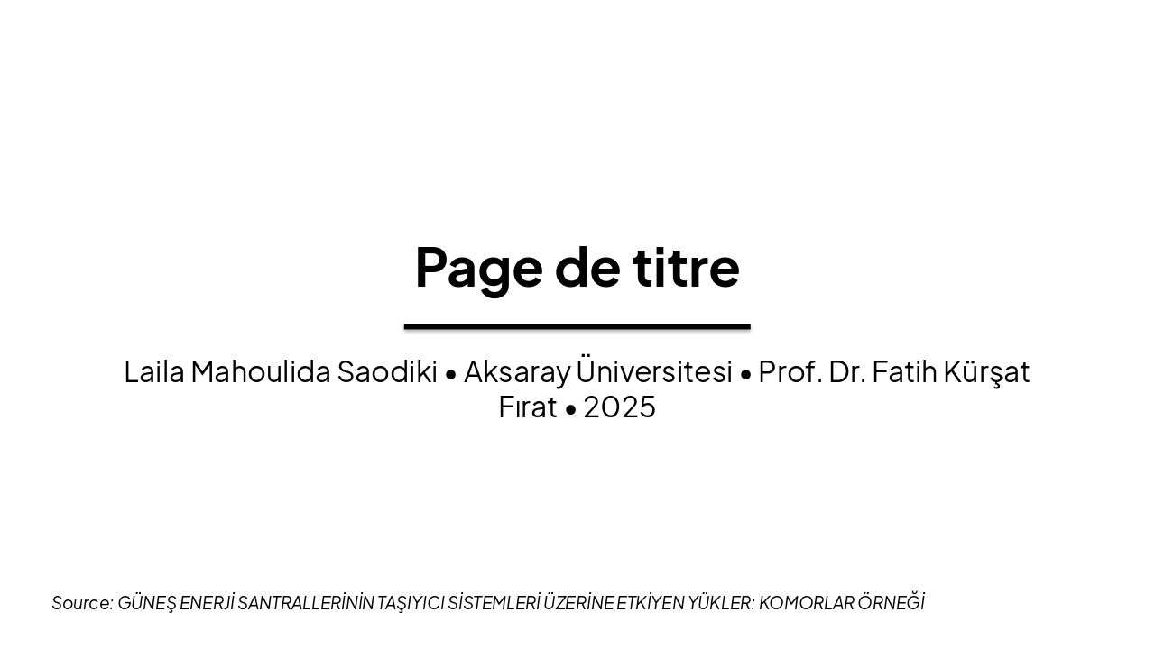 Slide 1 - Page de titre