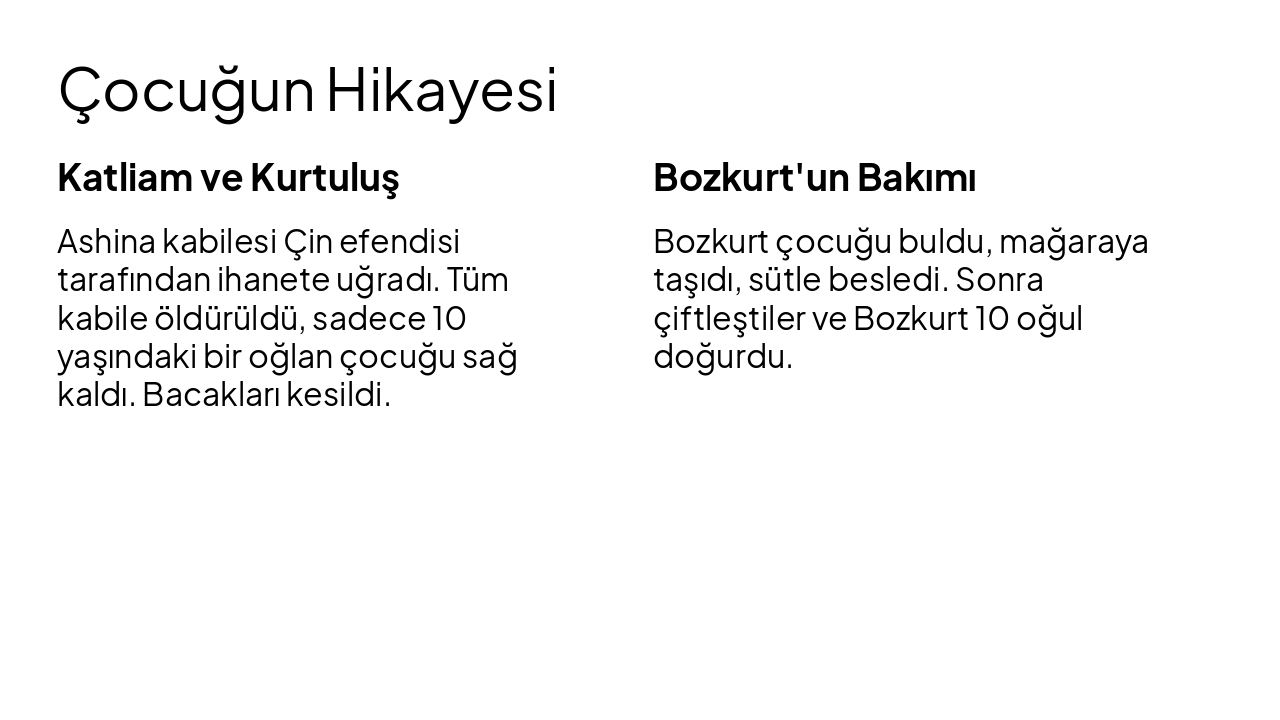 Slide 10 - Çocuğun Hikayesi