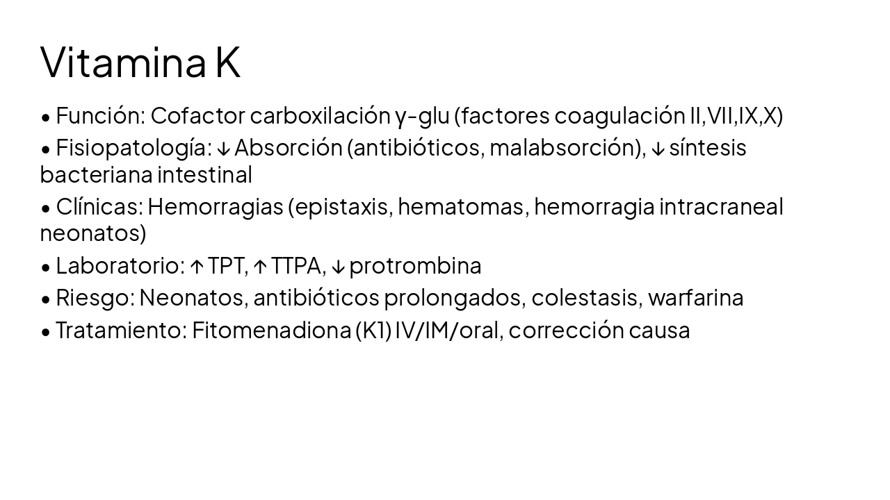 Slide 13 - Vitamina K