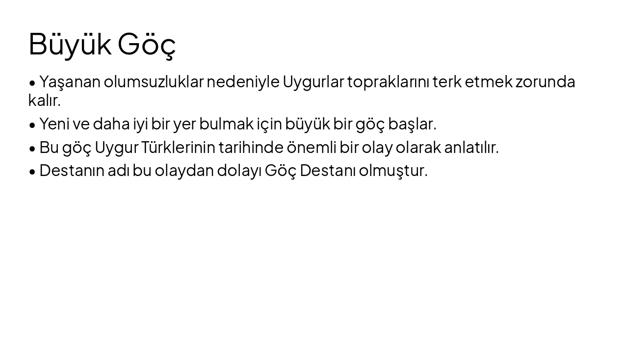Slide 8 - Büyük Göç