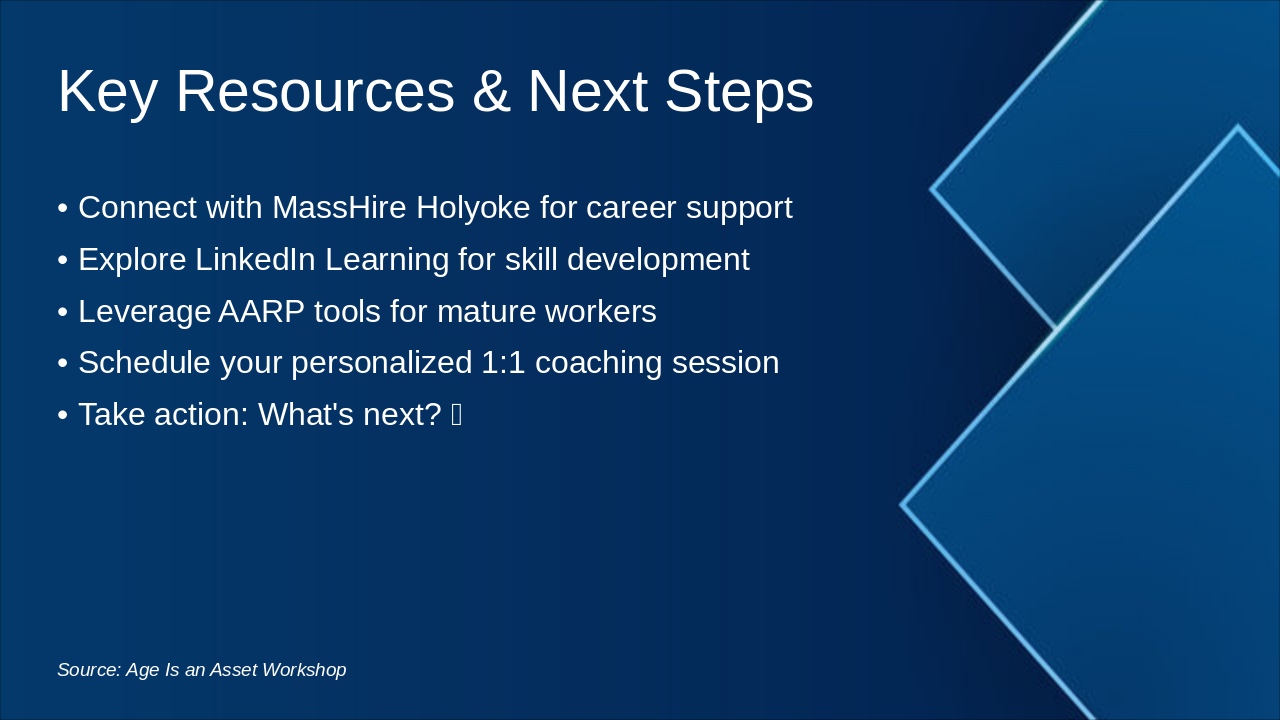 Slide 18 - Key Resources & Next Steps