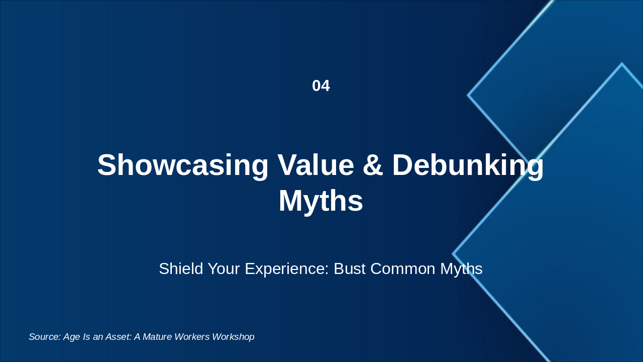 Slide 8 - Showcasing Value & Debunking Myths