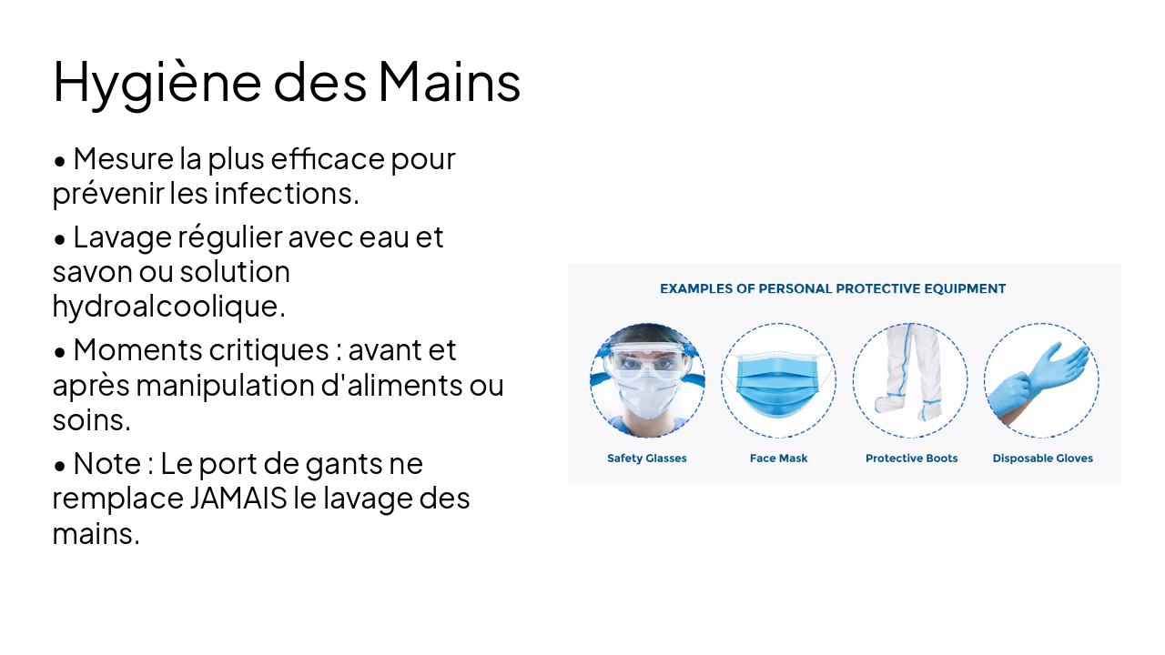 Slide 10 - Hygiène des Mains