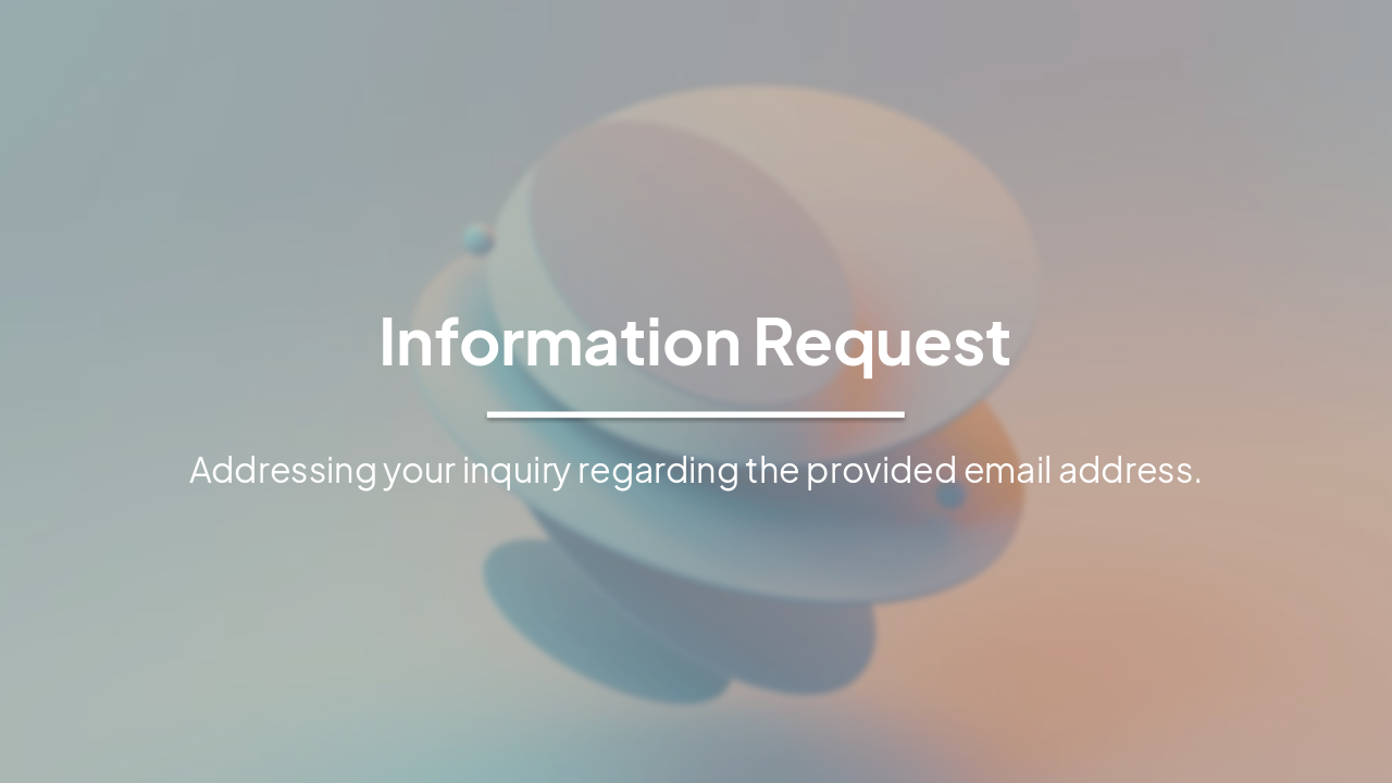 Email Address Verification Notice