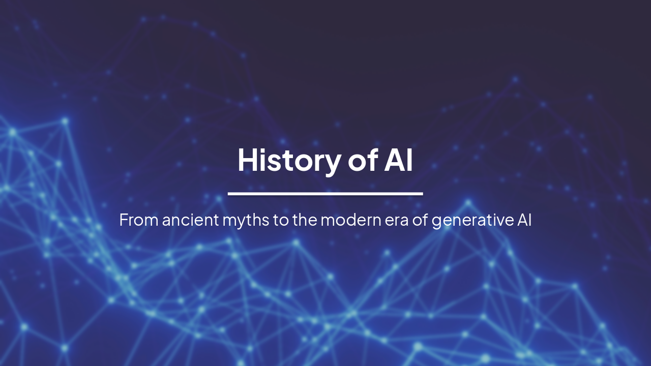Slide 1 - History of AI