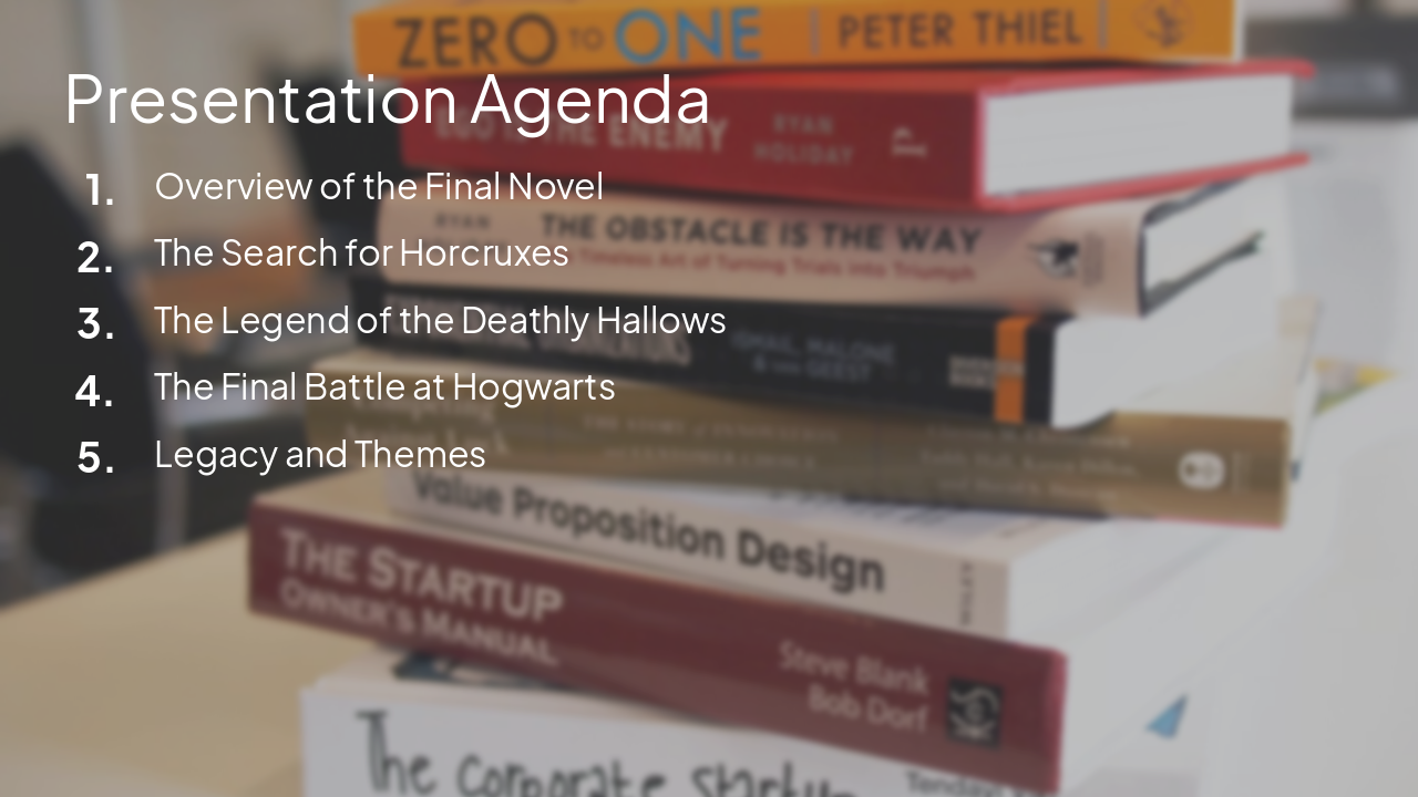 Slide 2 - Presentation Agenda
