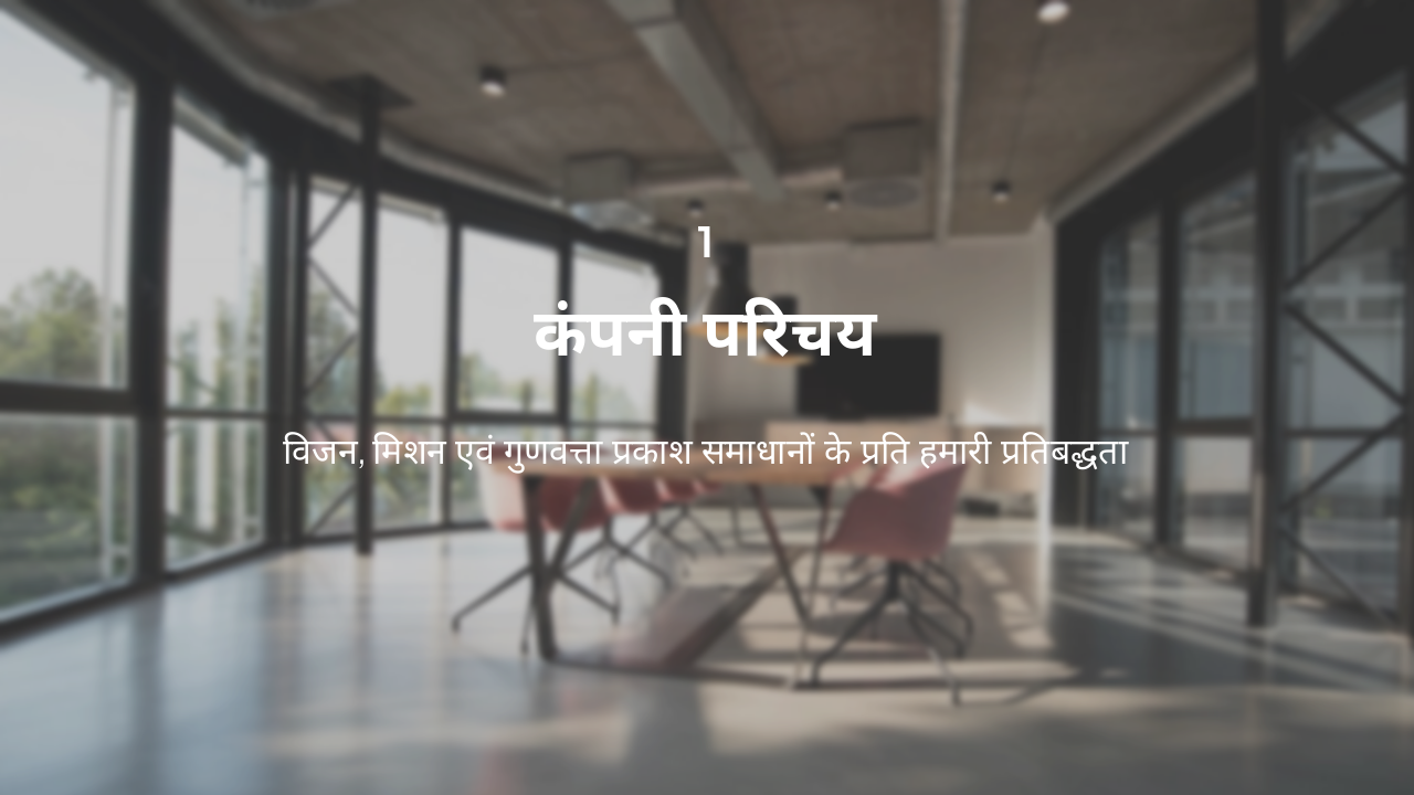 Slide 3 - कंपनी परिचय