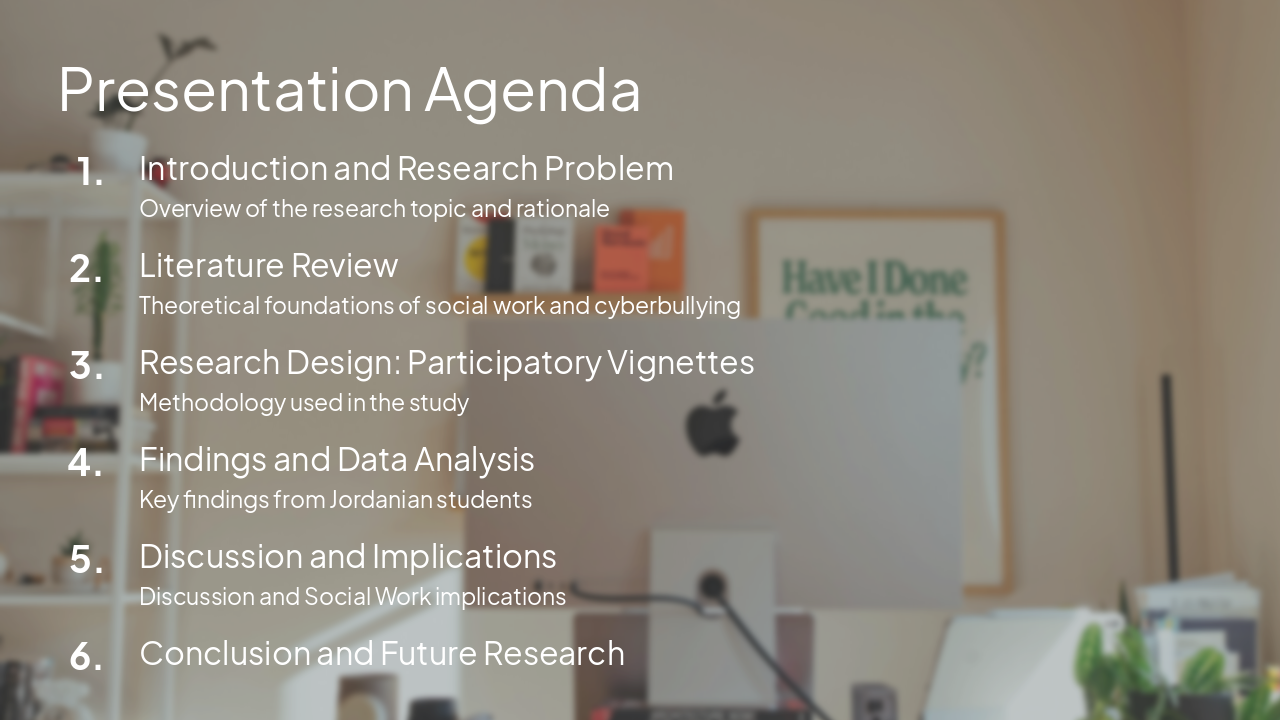 Slide 2 - Presentation Agenda