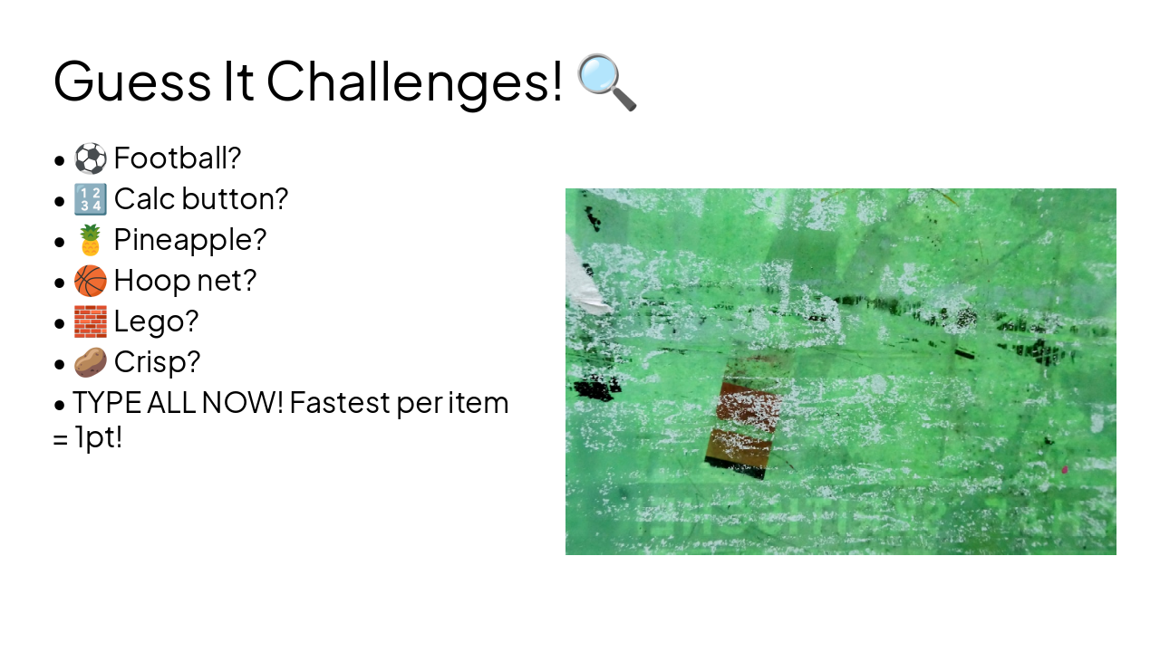 Slide 6 - Guess It Challenges! ๐