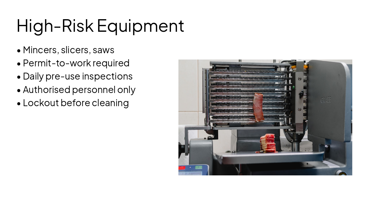 Slide 10 - High-Risk Equipment