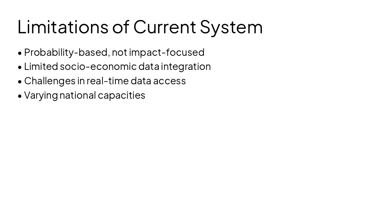 Slide 6 - Limitations of Current System