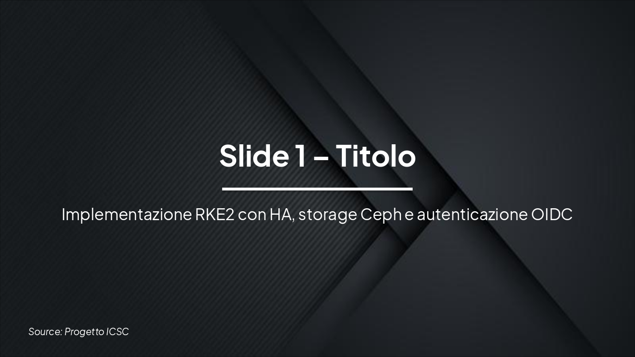 Cluster Kubernetes ICSC: RKE2 HA, Ceph e OIDC (38 chars)