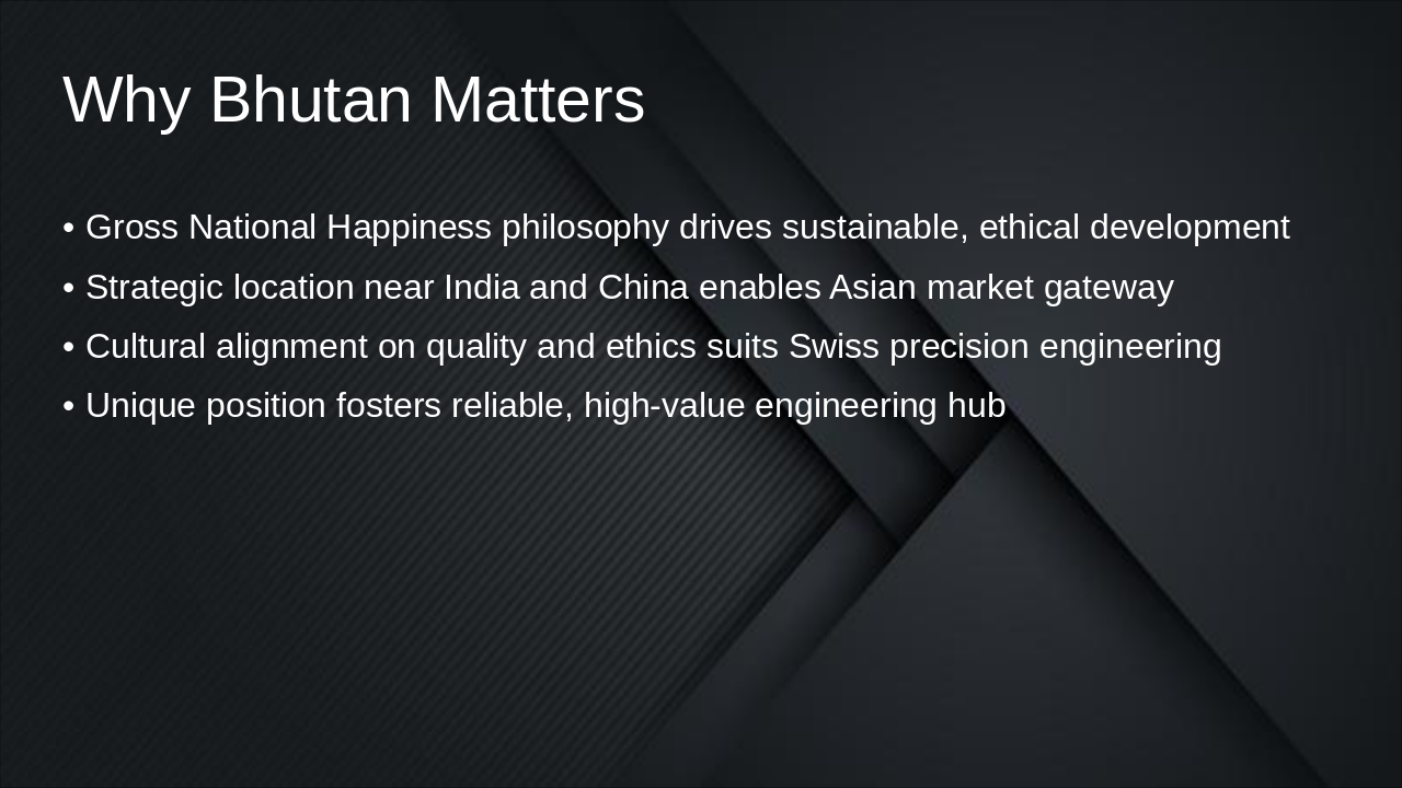 Slide 3 - Why Bhutan Matters