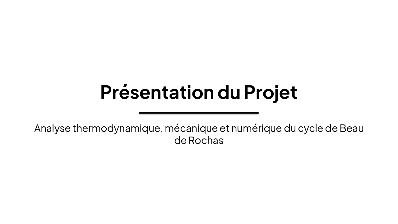 Slide 1 - Présentation du Projet