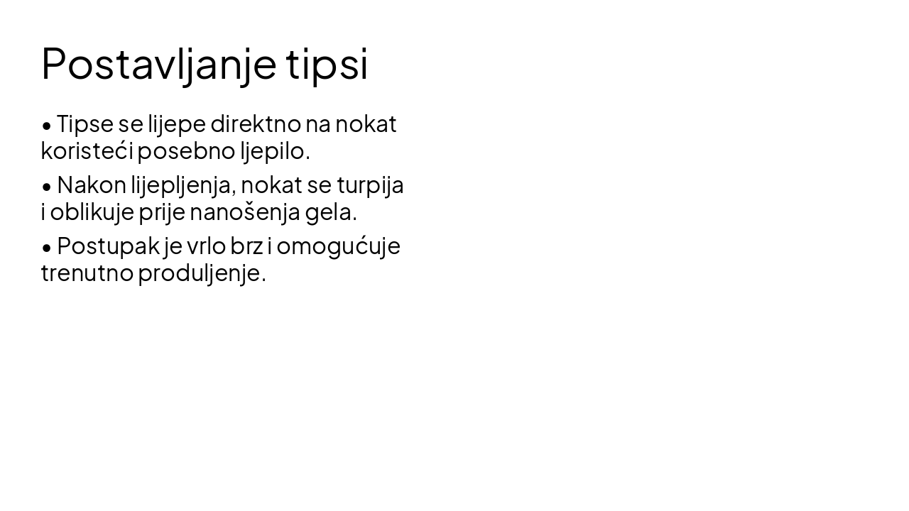 Slide 4 - Postavljanje tipsi