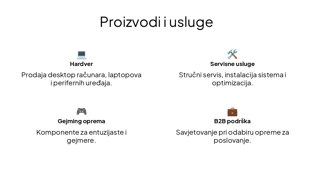 Slide 6 - Proizvodi i usluge