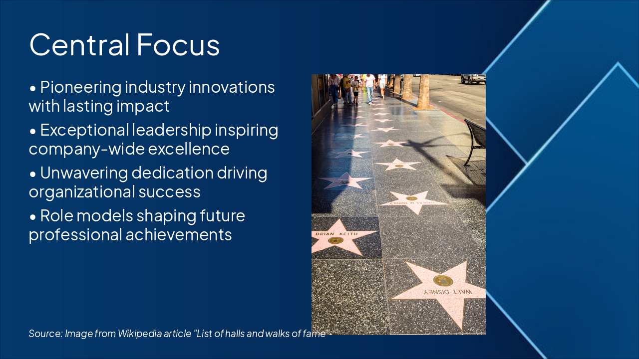 Slide 2 - Central Focus