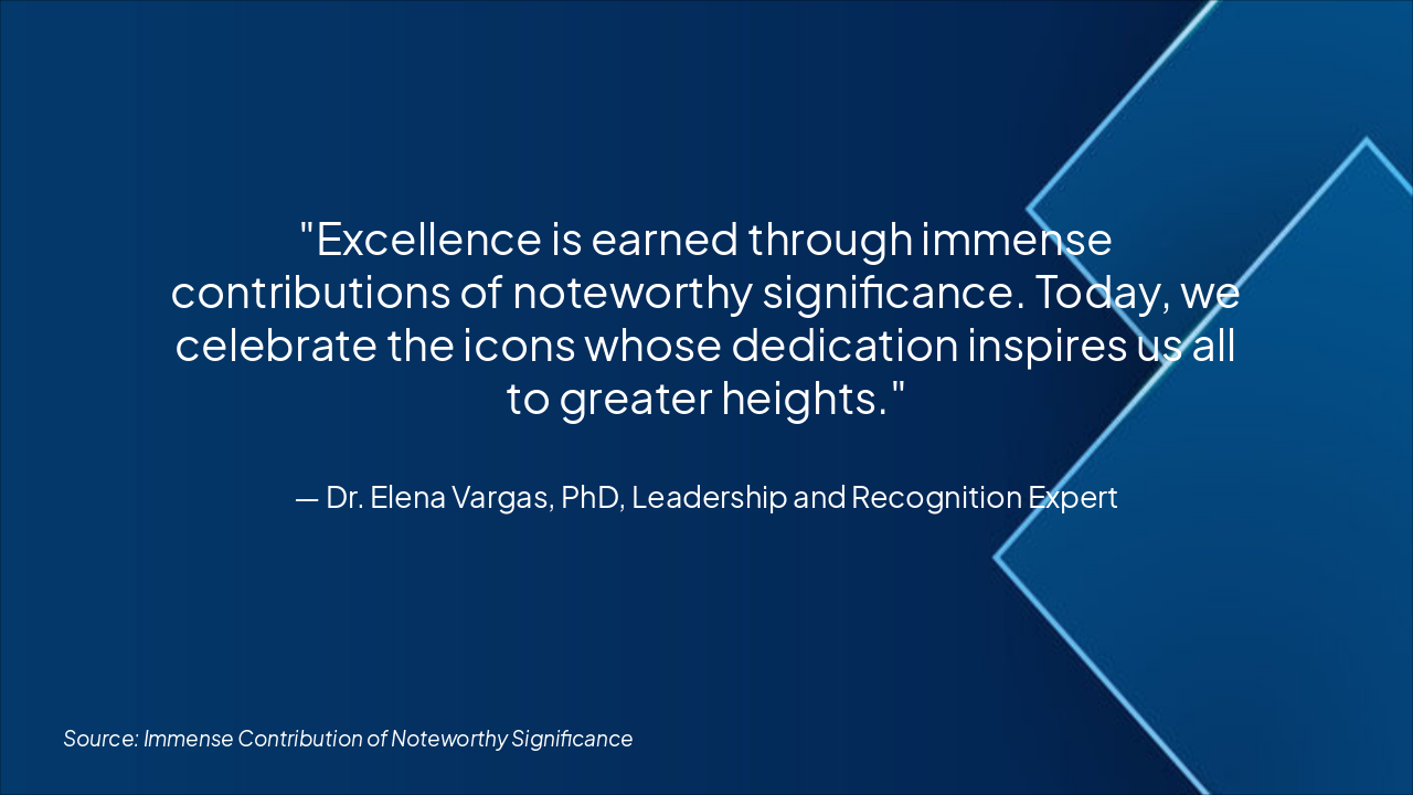 Slide 5 - Award Recognition