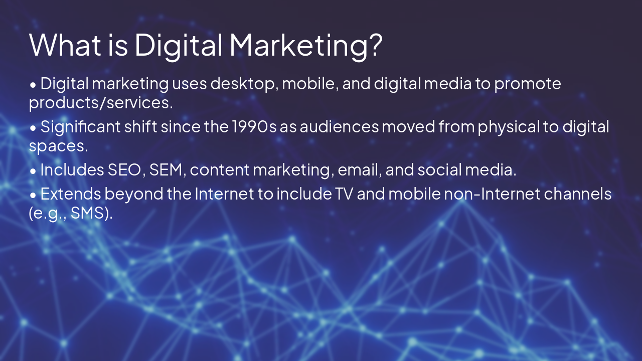Slide 4 - What is Digital Marketing?